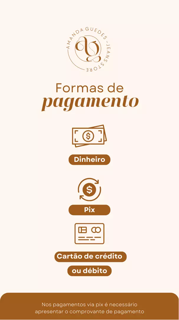 Formas de Pagamento